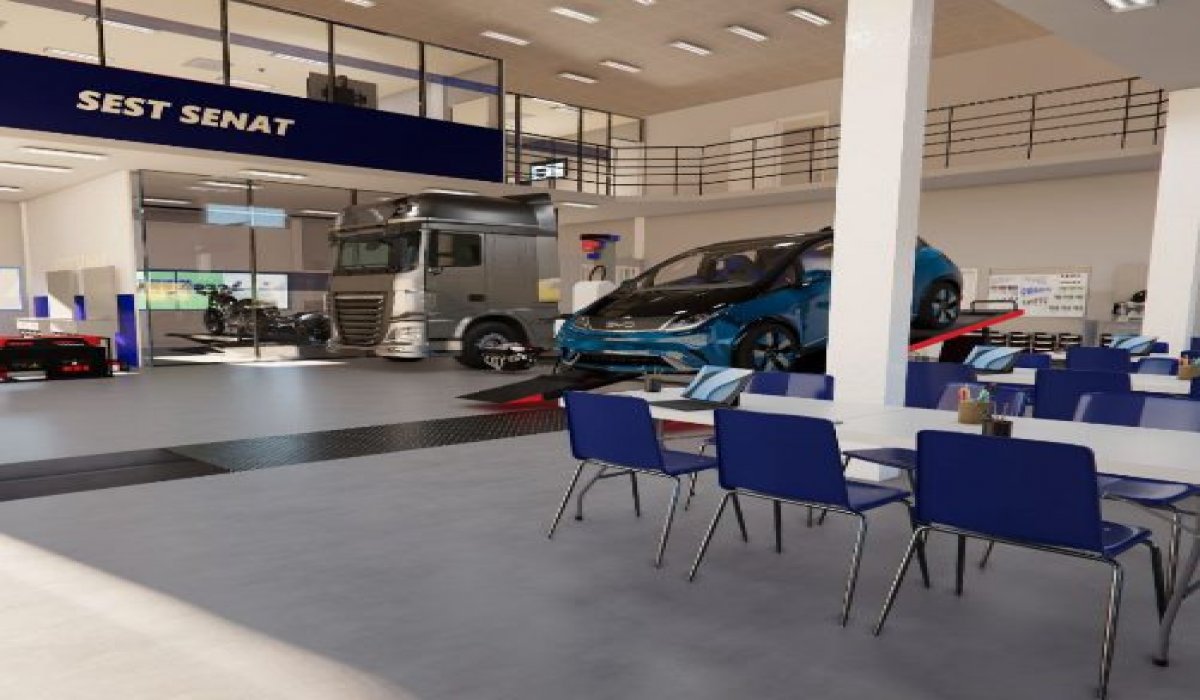 Oficina Mecânica Sest Senat Campo Grande/MS